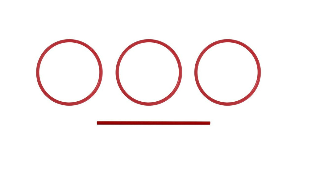 Climate Knob Trim Rings (2014-2021 Tundra) - RED