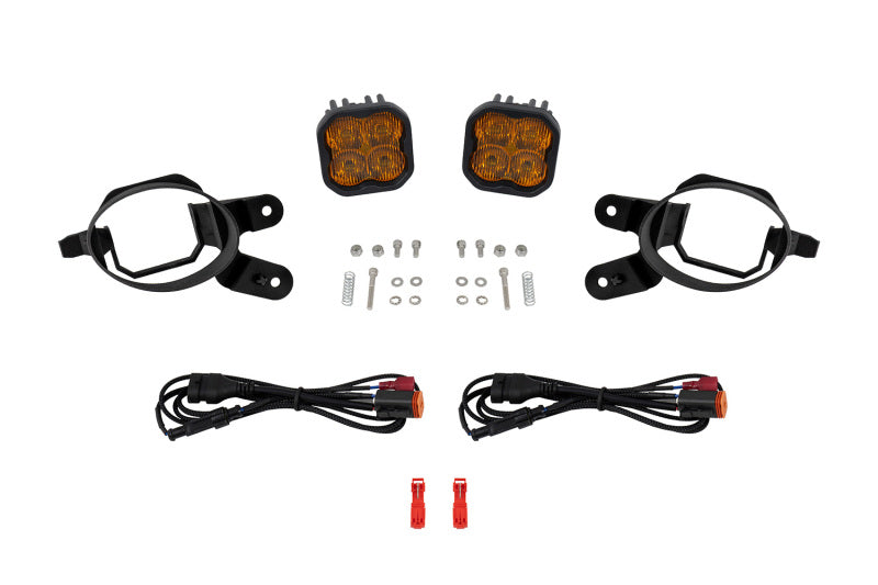 Diode Dynamics 10-13 Lexus IS250C SS3 LED Fog Light Kit (3000K) Max Yellow SAE Fog - Yellow
