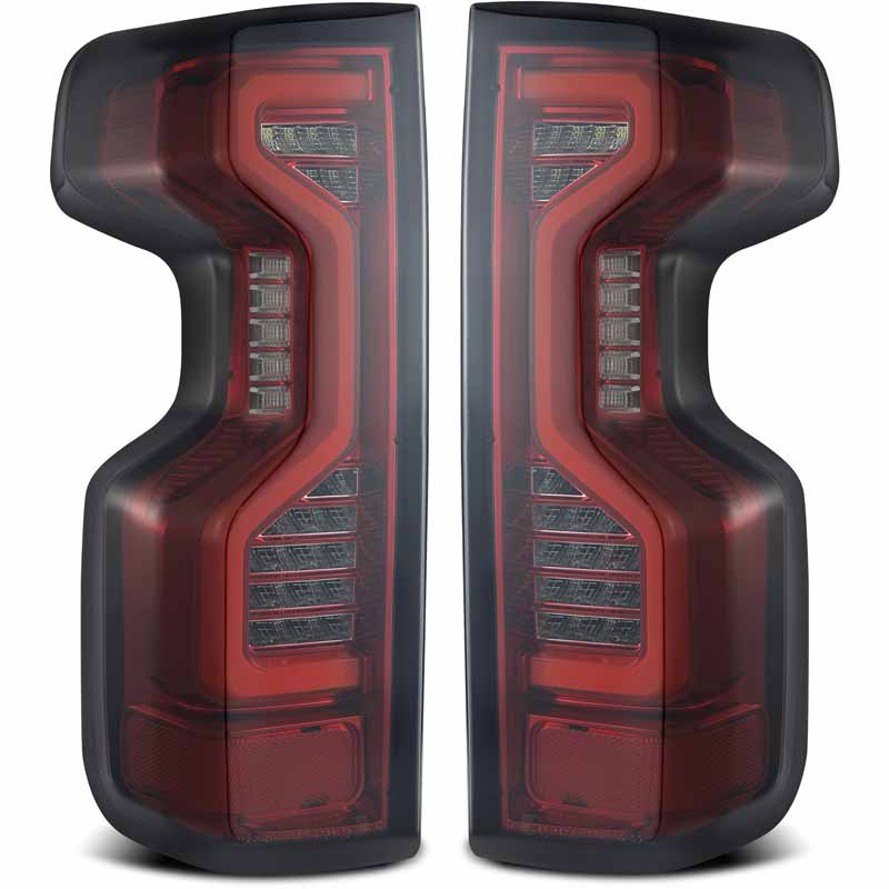 AlphaRex 19-23 Chevrolet Silverado 1500/2500HD/3500HD PRO-Series LED Tail Lights Red Smoke