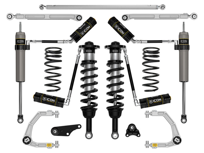 ICON 2024 Toyota Land Cruiser 250 Series 1.25-3in Lift Stage 7 Suspension System Billet