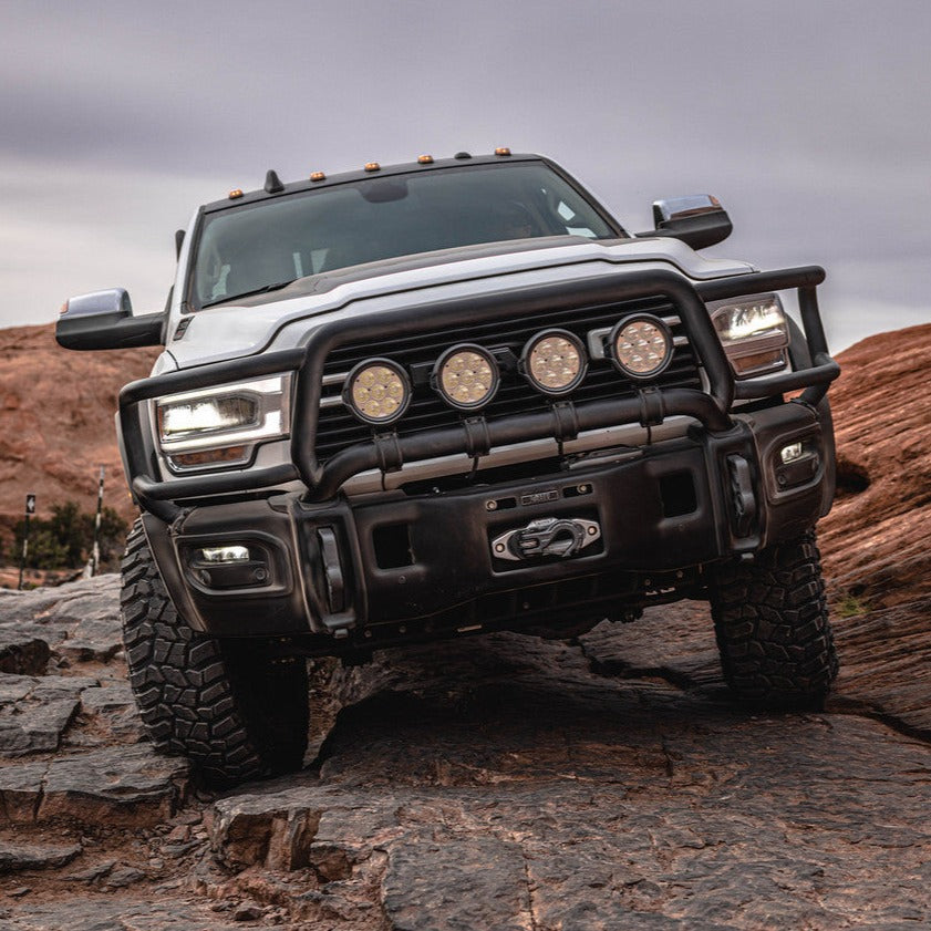 2019+ Ram HD Front Bumper W/Brush Guard - 37" Corners