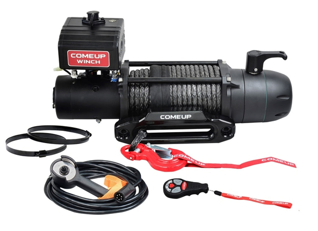 COMEUP SEAL Gen 2 12.5rs 12V Winch w/ Synthetic Rope and Wireless Remote 295057