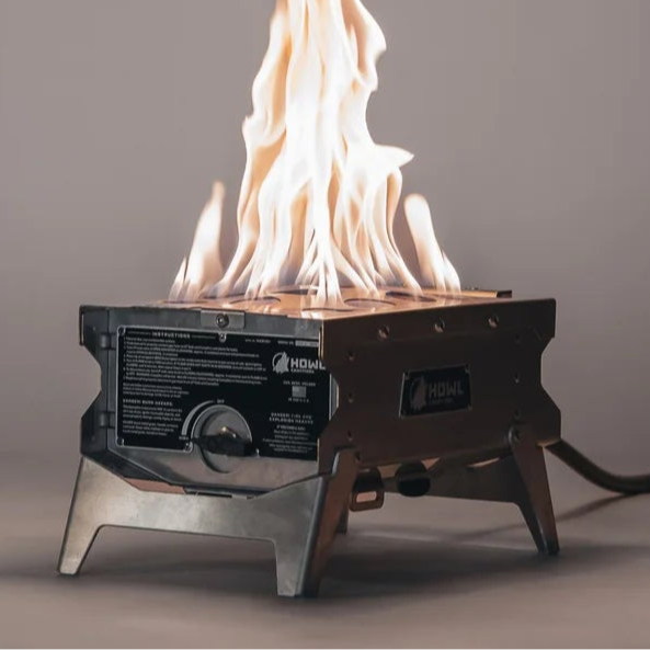 Howl R1 propane firepit campfire