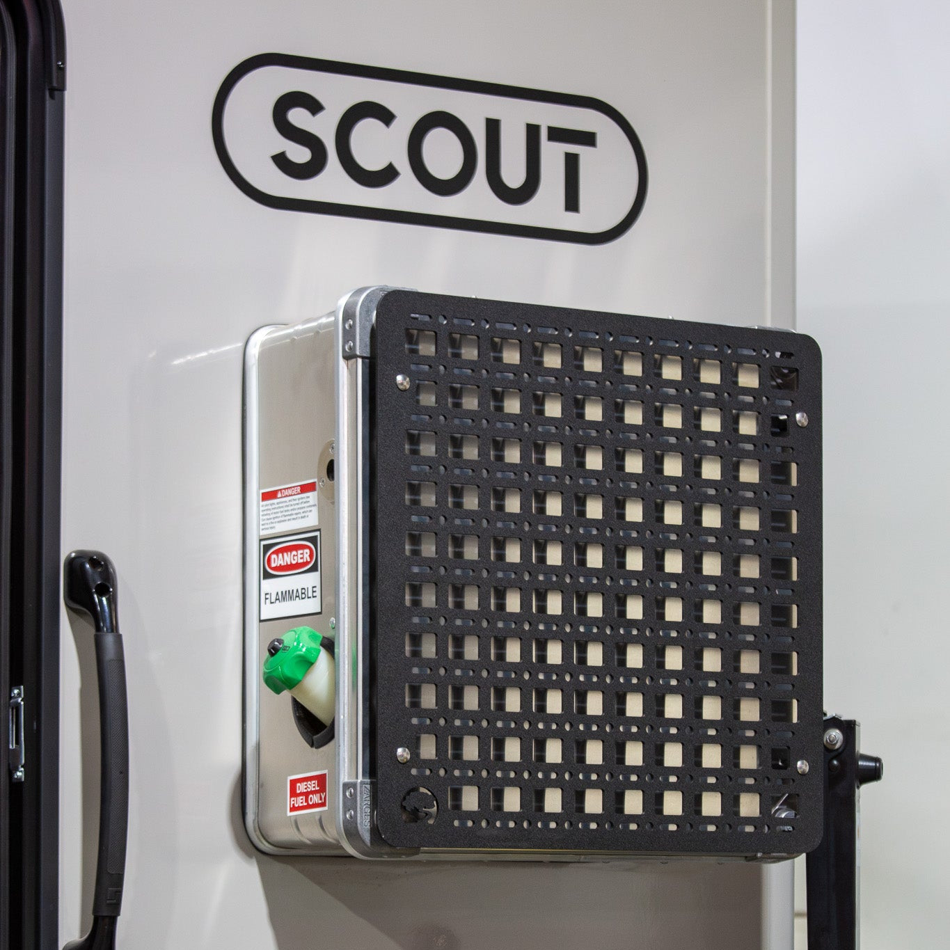 Juniper Overland Scout Campers Diesel Heater Mounting Plate