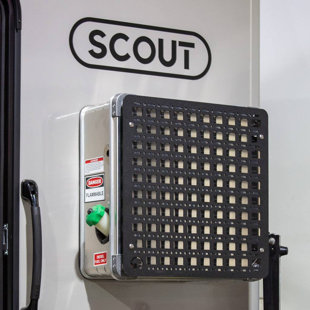 Juniper Overland Scout Campers Diesel Heater Mounting Plate