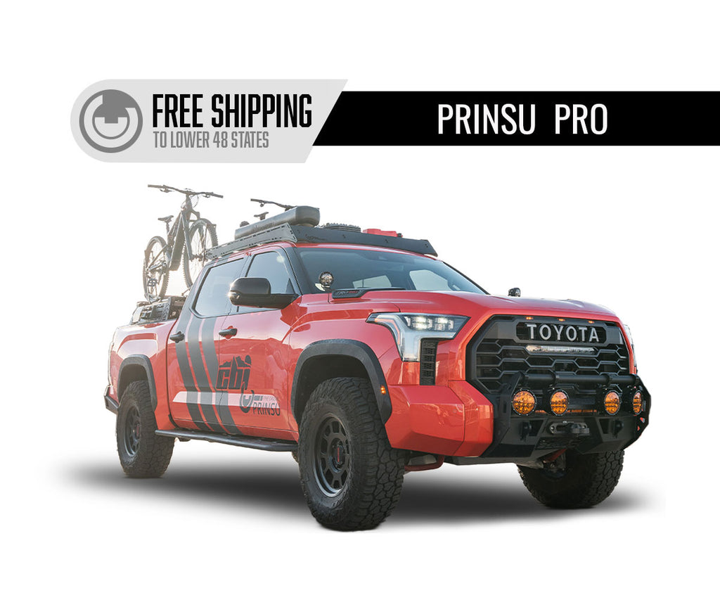 3rd Gen Toyota Tundra Crewmax Prinsu Pro Roof Rack | 2022 - Current