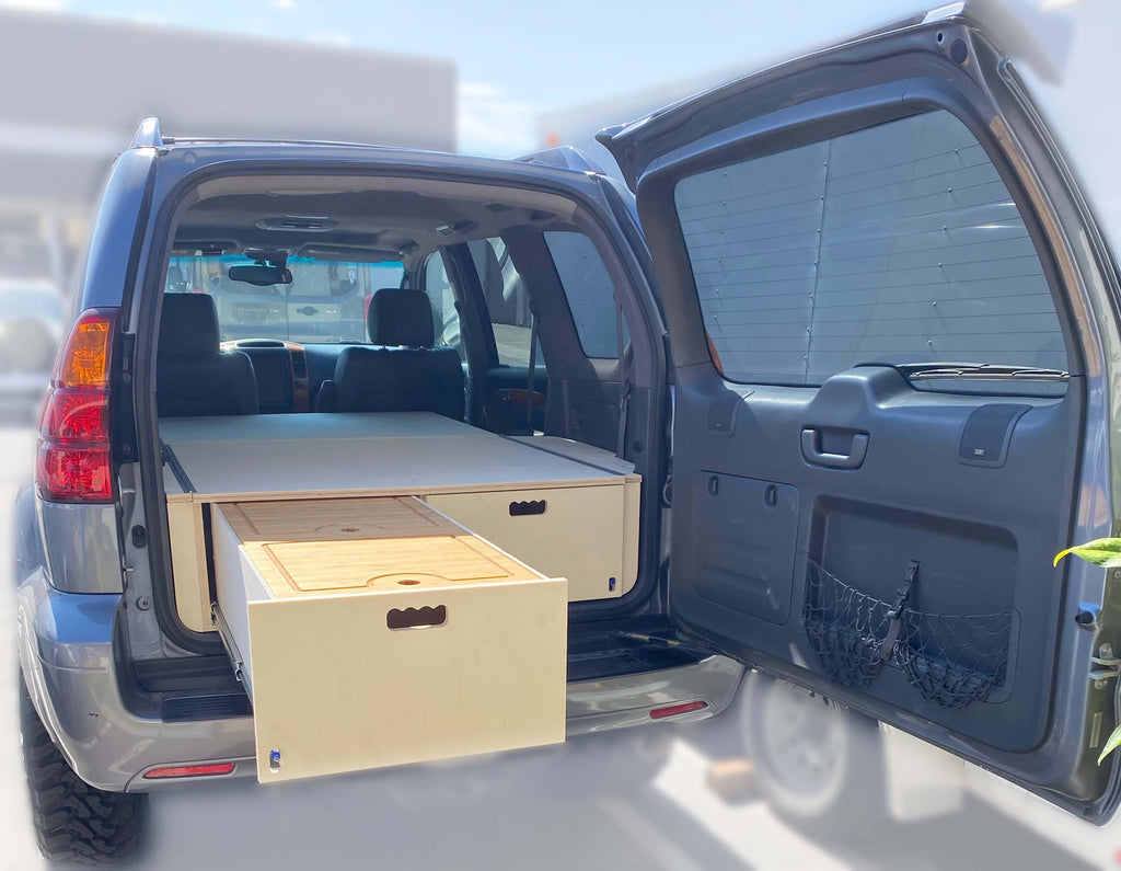 Lexus GX470 03-09 Dual Drawer Storage PreCut Kit