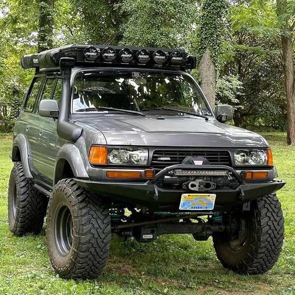 Toyota LandCruiser 80Series J80 Lensun 90W Hood Flexible Solar