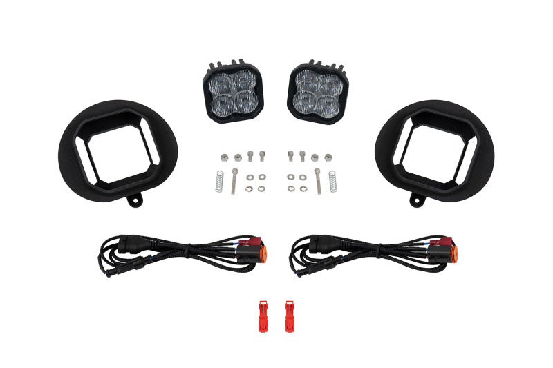 Diode Dynamics SS3 Sport Type Sierra 2003 Kit ABL White SAE Fog
