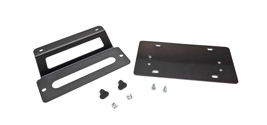 US License Plate Mount Kit EX/RX Front Bumper