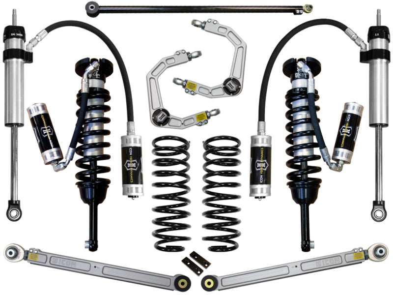 ICON 2010+ Toyota FJ/4Runner 0-3.5" Stage 5 Suspension System w/ Billet UCA