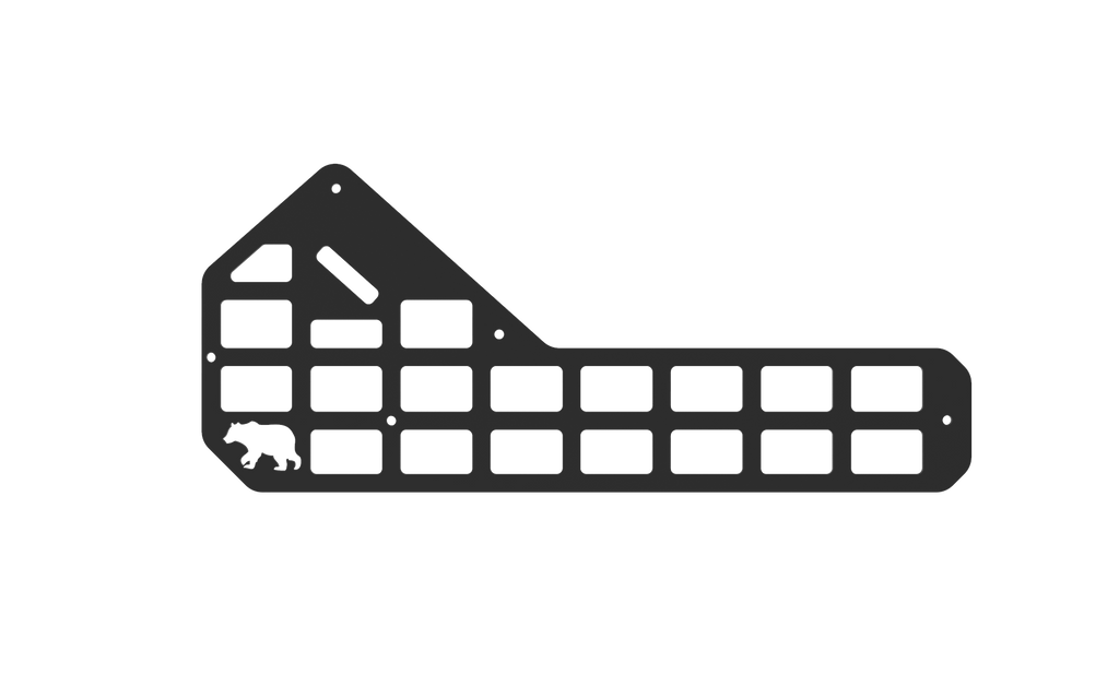 2nd/3rd Gen Tacoma - Center Console Molle Panel Set