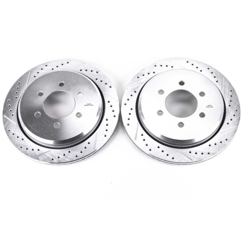Power Stop 02-06 Ford Expedition Rear Evolution Drilled & Slotted Rotors - Pair