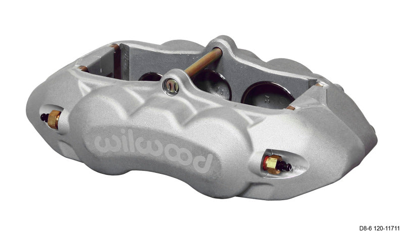 Wilwood Caliper-D8-6 R/H Front Clear 1.88/1.38/1.25in Pistons 1.25in Disc