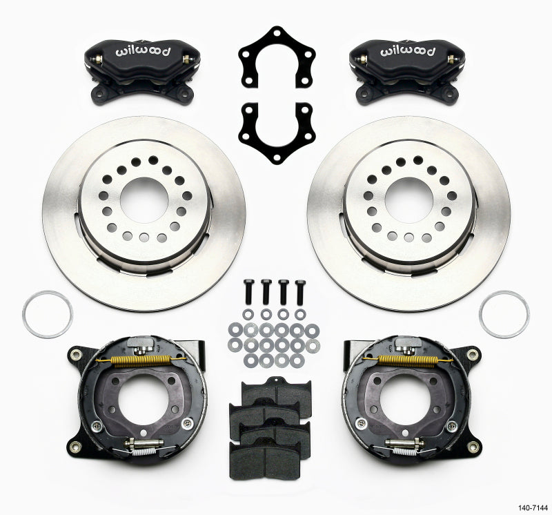 Wilwood Forged Dynalite P/S Park Brake Kit Mopar/Dana 2.36in Off w/Snap Ring Bearing
