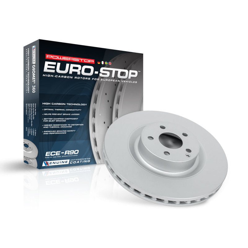 Power Stop 06-12 Land Rover Range Rover Front Evolution High Carbon Geomet Coated Rotor