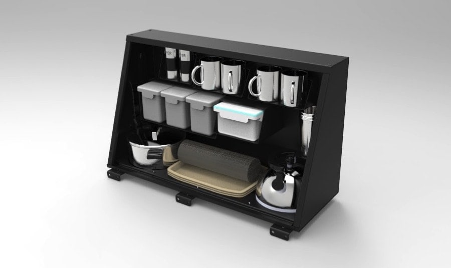 Alu-Cab Canopy Cupboard Kitchen Kitting