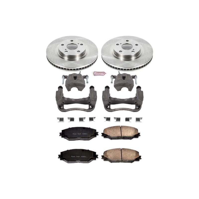 Power Stop 09-10 Pontiac Vibe Front Autospecialty Brake Kit w/Calipers