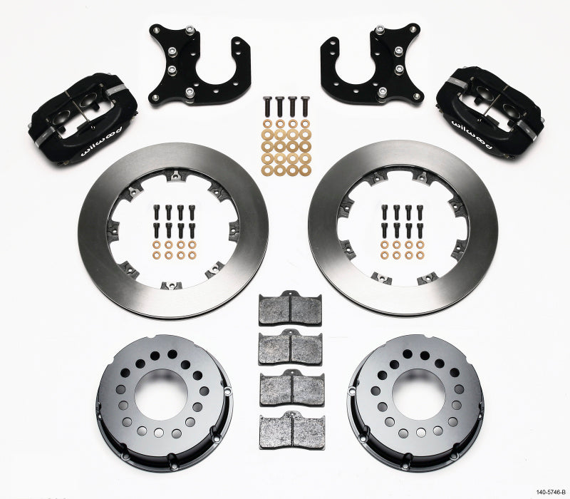 Wilwood Forged Dynalite P/S Rear Kit Chevy 12 Bolt-Spec 3.15in Brng