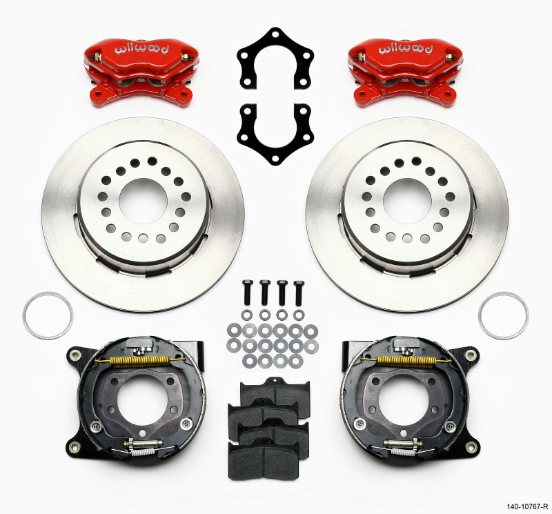 Wilwood Forged Dynalite P/S Park Brake Kit Mopar/Dana 2.50in Off w/Snap Ring Bearing