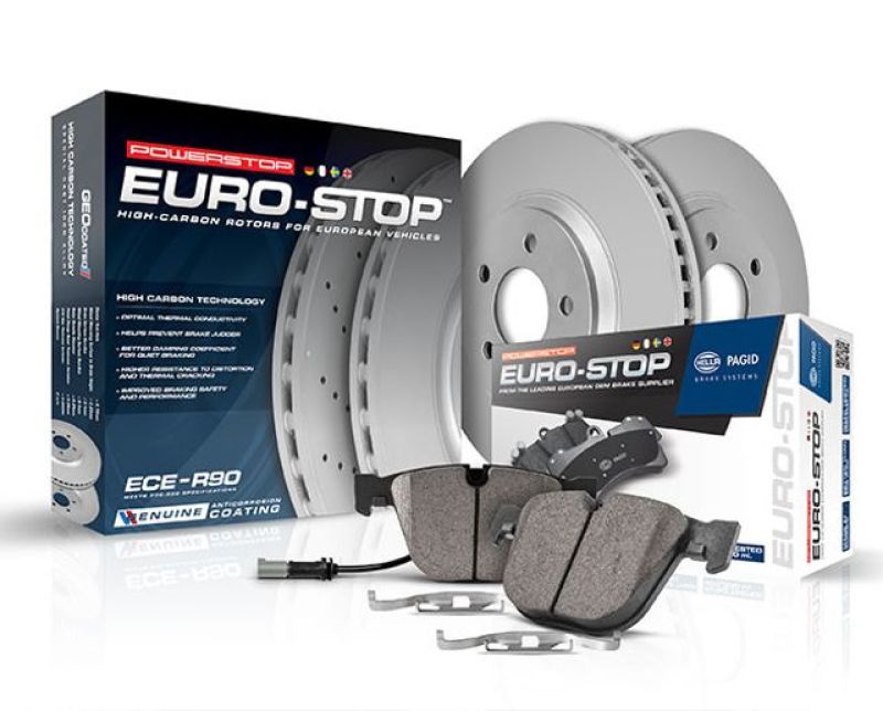 Power Stop 07-15 Audi Q7 Front Euro-Stop Brake Kit