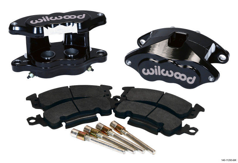 Wilwood D52 Rear Caliper Kit - Black Powder 1.25 / 1.25in Piston 1.04in Rotor