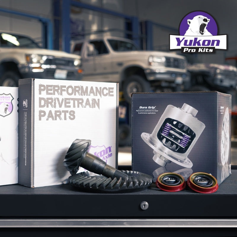 Yukon ZF 9.25in CHY 3.55 Rear Ring & Pinion Install Kit Positraction Axle Bearings and Seals