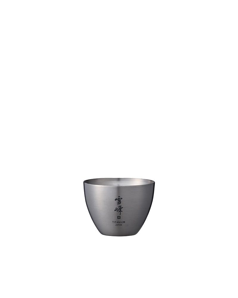 Titanium Sake Double Wall Cup
