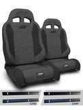 PRP 03-06 Jeep Wrangler TJ Enduro Elite Suspension Seat Trek Edition - Gray (Pair)