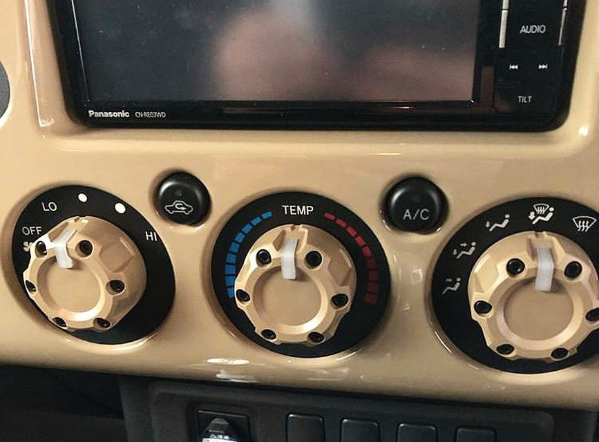 Climate Knobs (FJ Cruiser) - CEMENT