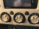 Climate Knobs (FJ Cruiser) - SUN FUSION YELLOW