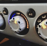 Climate Knobs (FJ Cruiser) - WHITE
