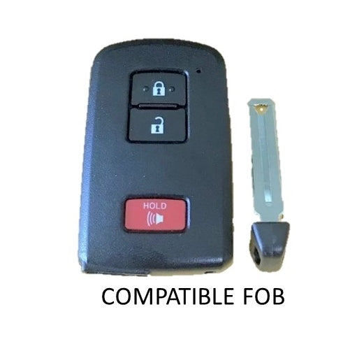 Injection Fob IF014 (V2 Toyota) - RED