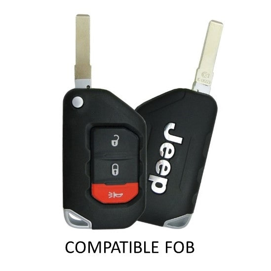 Injection Fob IF029 (V2 Wrangler JL / Gladiator JT) - WHITE
