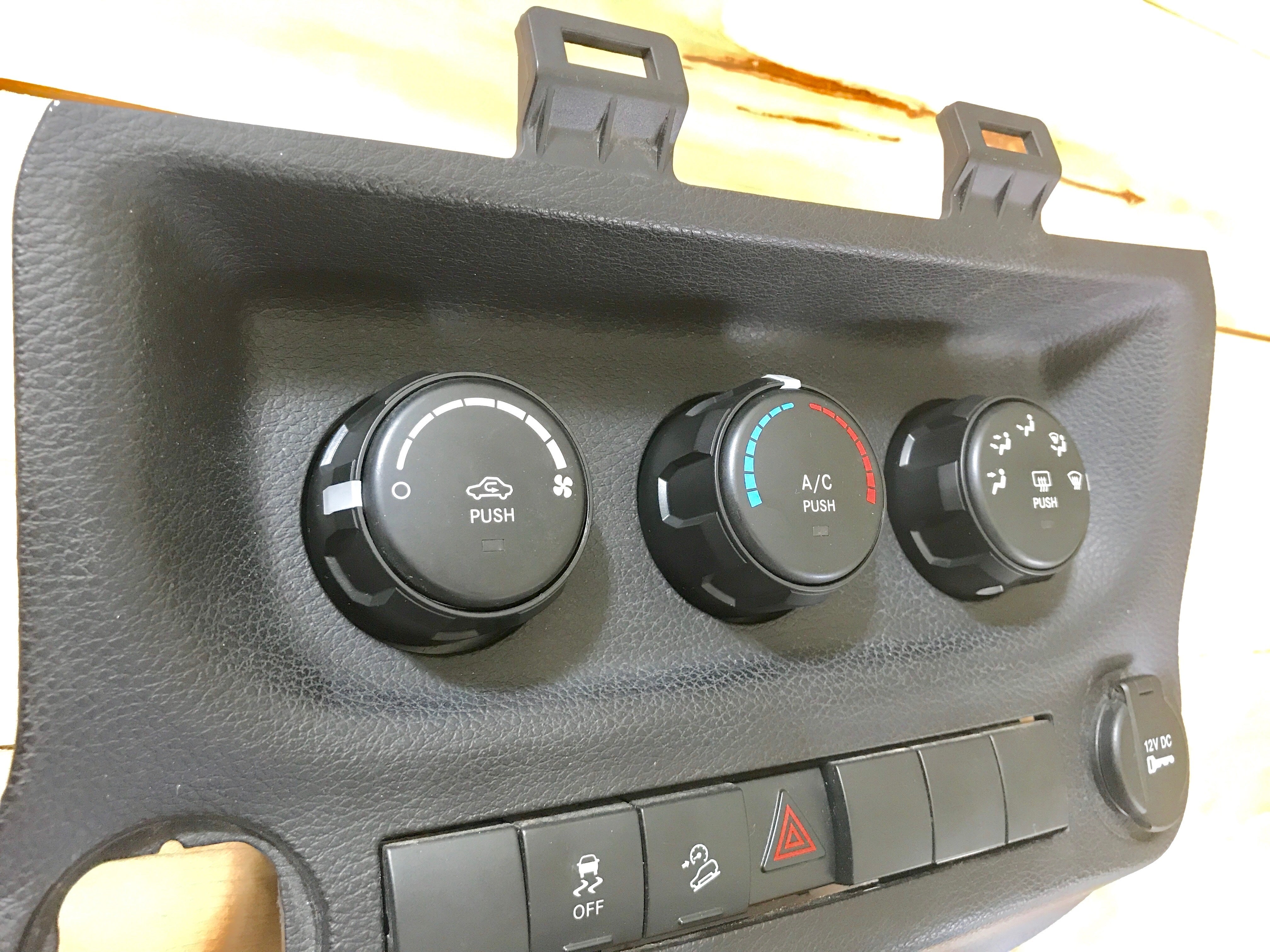 Climate Knobs (2011-2018 Wrangler JK) - PURPLE