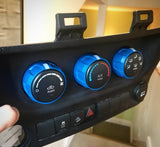 Climate Knobs (2011-2018 Wrangler JK) - BLUE