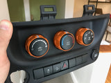 Climate Knobs (2011-2018 Wrangler JK) - ORANGE