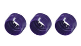 Climate Knobs (2011-2018 Wrangler JK) - PURPLE