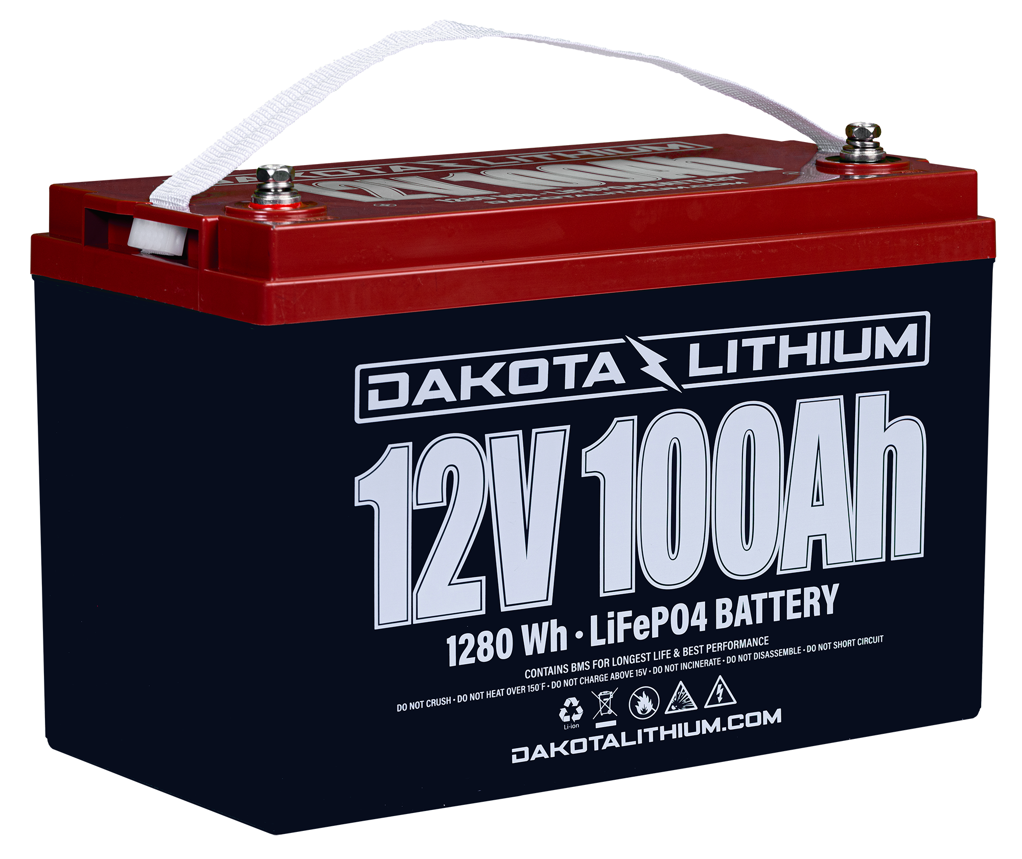 Dakota Lithium 12V 100Ah Deep Cycle LiFePo4 Battery