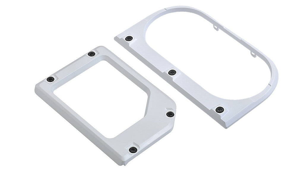 Cup Holder/Shifter Trim Rings (2014-2021 Tundra) - WHITE