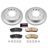 Power Stop 03-09 Lexus GX470 Rear Z17 Evolution Geomet Coated Brake Kit