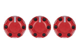 Climate Knobs (2005-2015 Tacoma) - 3 PACK - RED