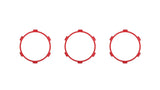 Climate Rings (2016-2023 Tacoma DUAL ZONE) - RED