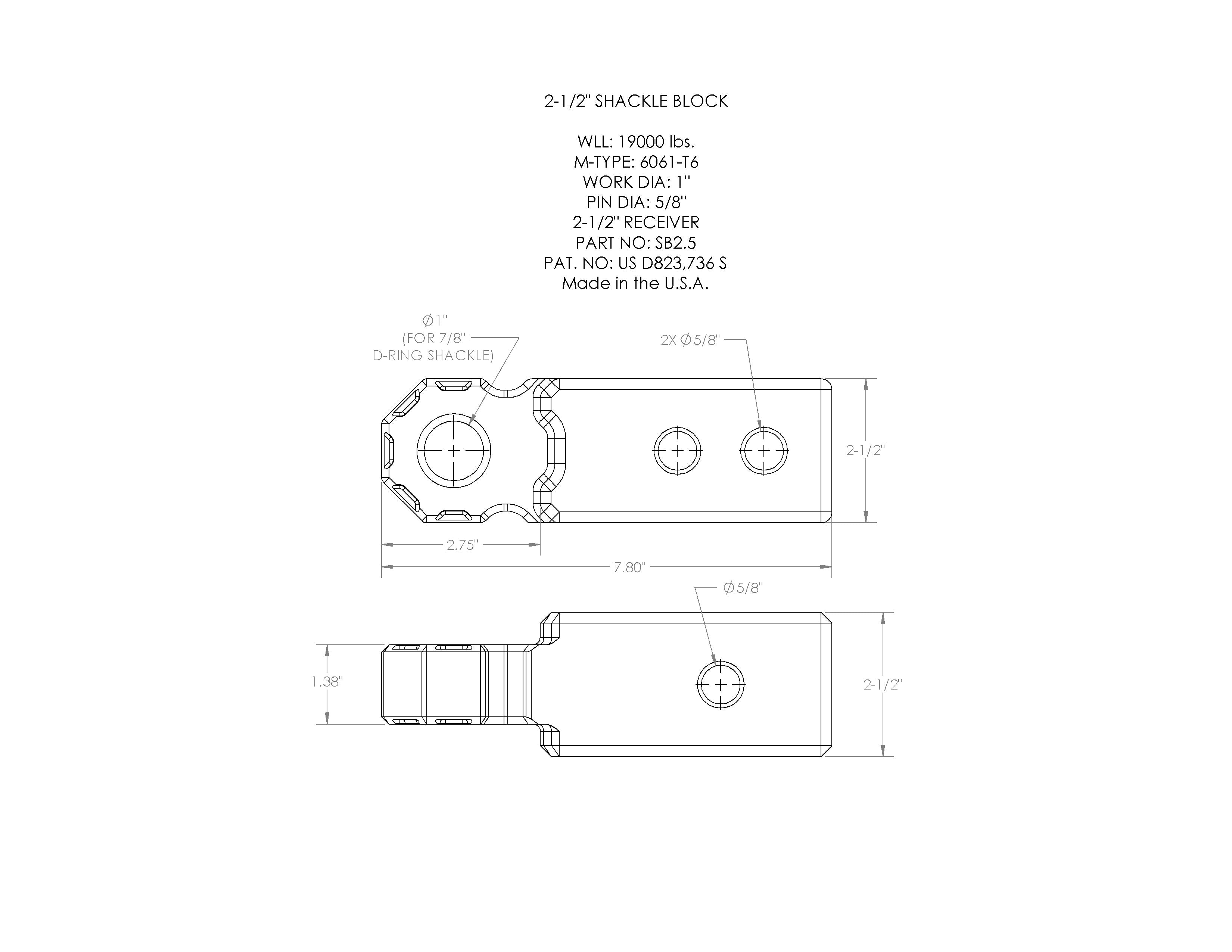 Shackle Block 2.5