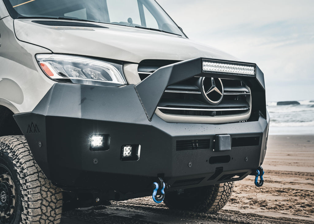 Mercedes Sprinter (2019+) Front Bumper [Bull Bar] - Backwoods Adventure Mods