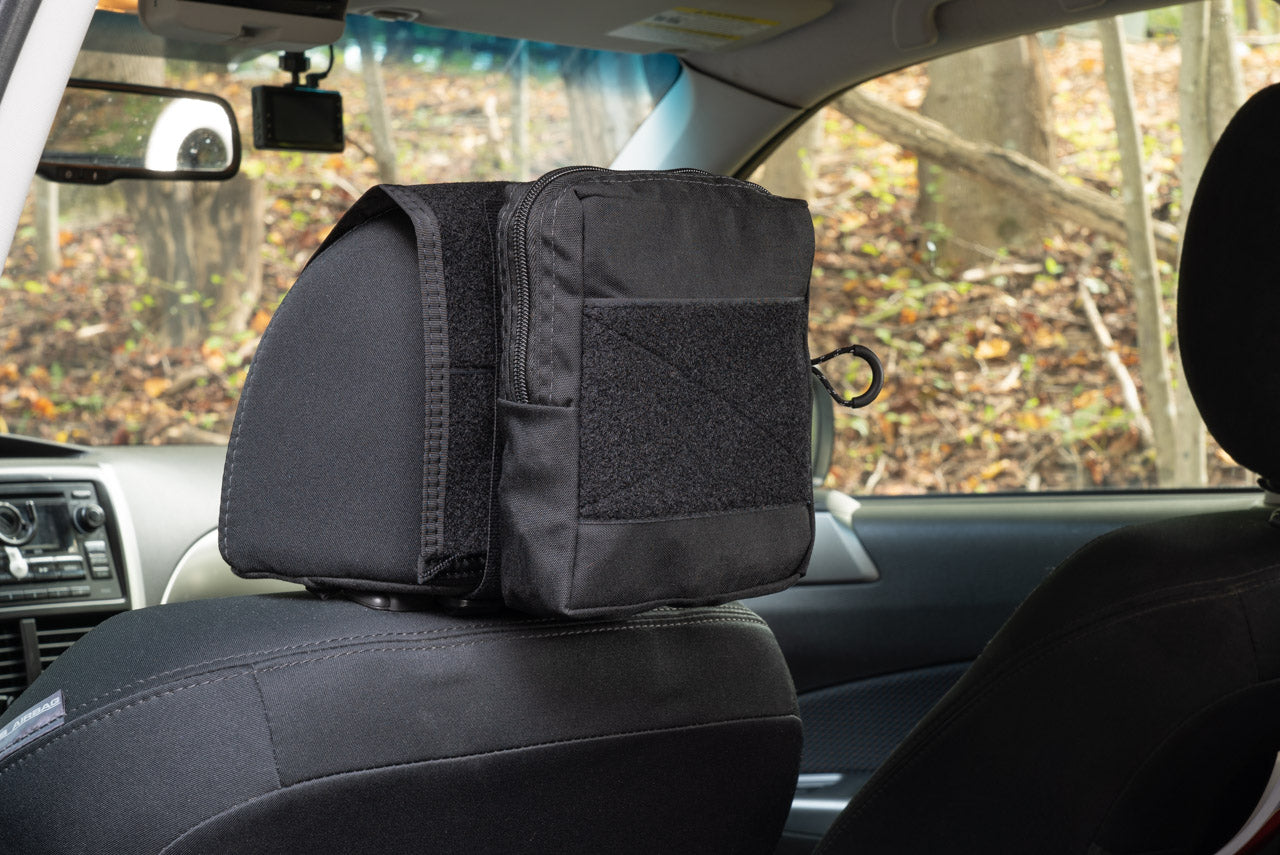 Headrest Velcro Pouch - 7 x 6 x 2