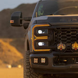 23-26 Ford Super Duty LUXX-Series LED Projector Headlights Chrome