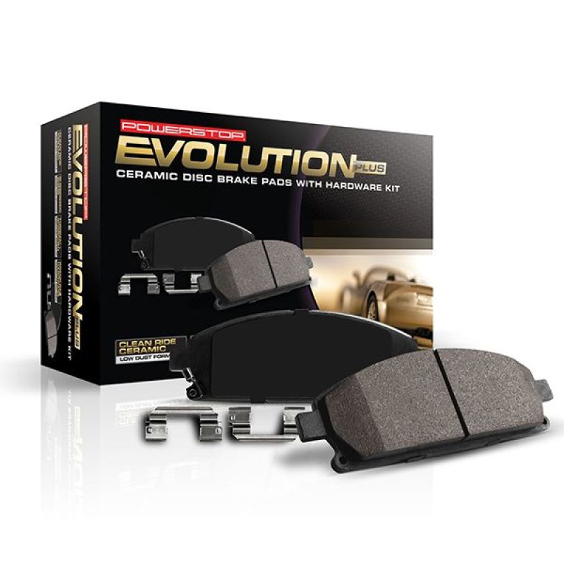 Power Stop 2021 Ford Expedition Front Z17 Evo Ceramic Brake Pads w/Hardware