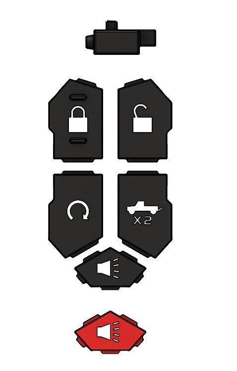 Injection Fob IF018 (2019+ Chevy/GMC Truck) - BLACK