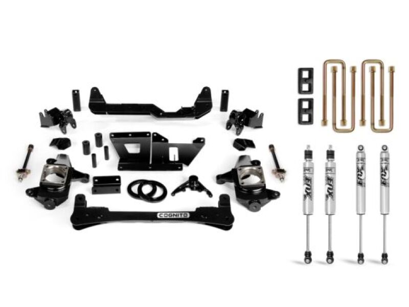 Cognito 01-13 Chevy/GMC Silv/Sierra 2500/3500 HD 2WD/4WD 4in Std Lift Kit w/ Fox PS 2.0 IFP Shocks